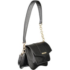 Black Polyurethane Women Handbag