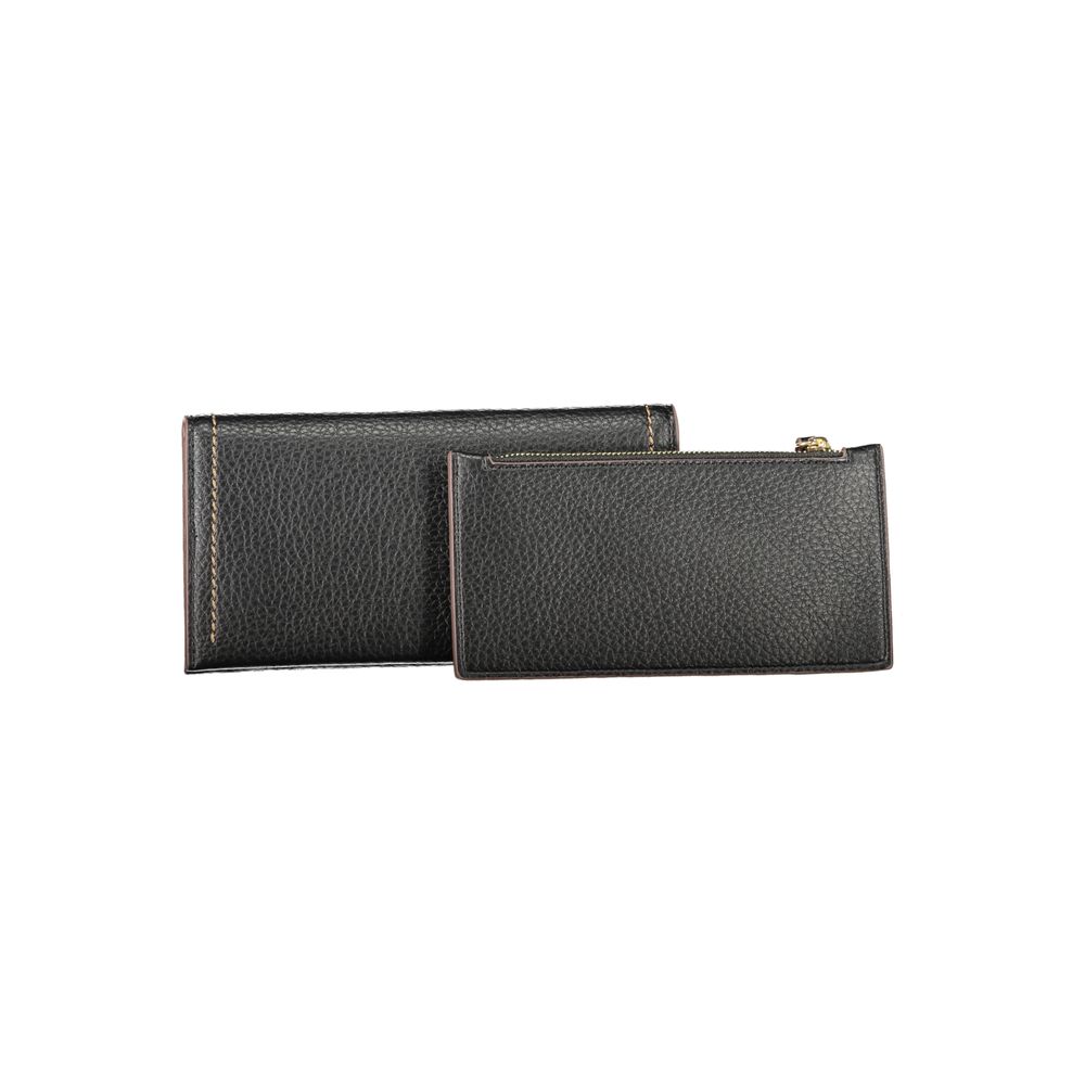 Nero Poliuretano Women Wallet