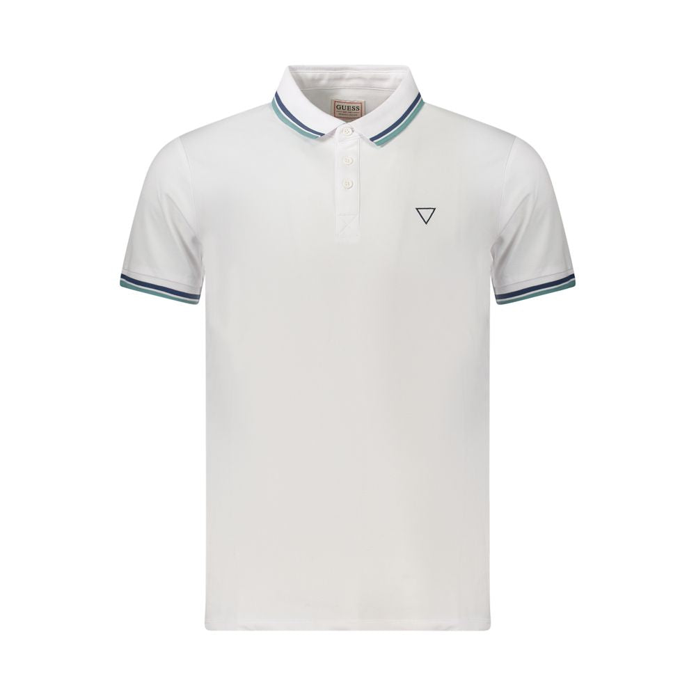 White Cotton Men's Polo Shirt