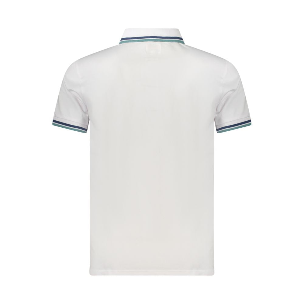 White Cotton Men's Polo Shirt