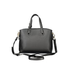 Nero Polyurethane Women Handbag