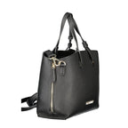 Nero Polyurethane Women Handbag