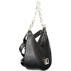 Black Polyurethane Women's Handbag