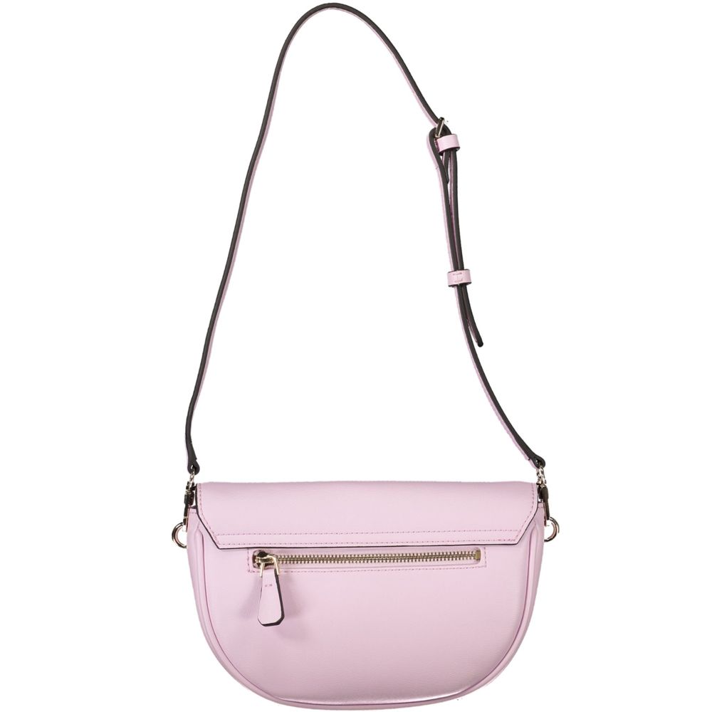 Rosa Poliuretano Women Handbag