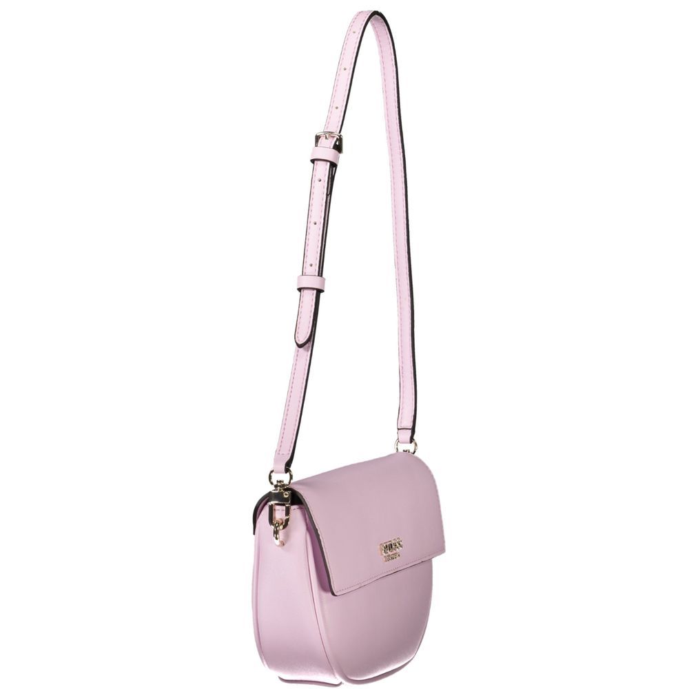 Rosa Poliuretano Women Handbag