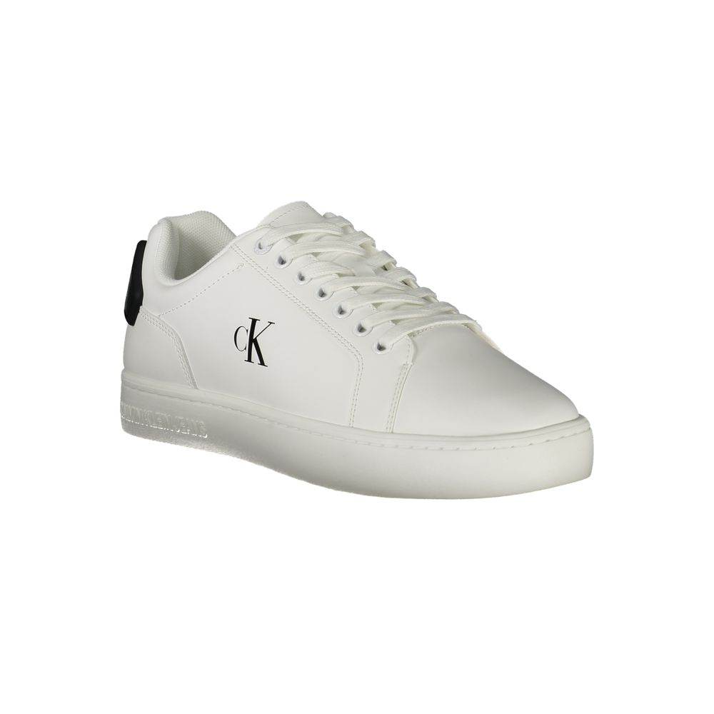 Bianco Poliuretano Men Sneaker