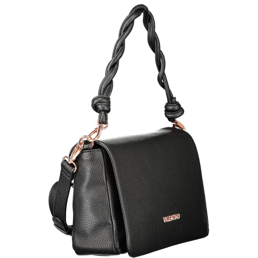 Nero Polyurethane Women Handbag