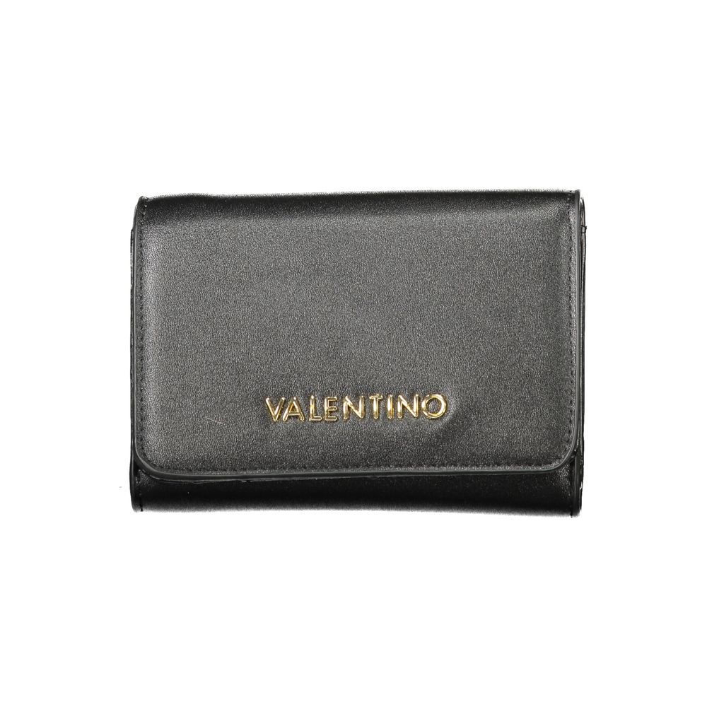 Nero Poliuretano Female Wallet