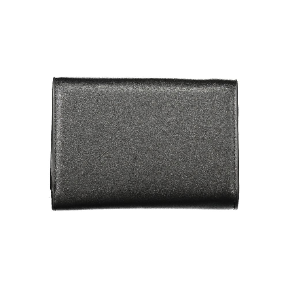 Nero Poliuretano Female Wallet