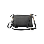Black Polyurethane Women Handbag