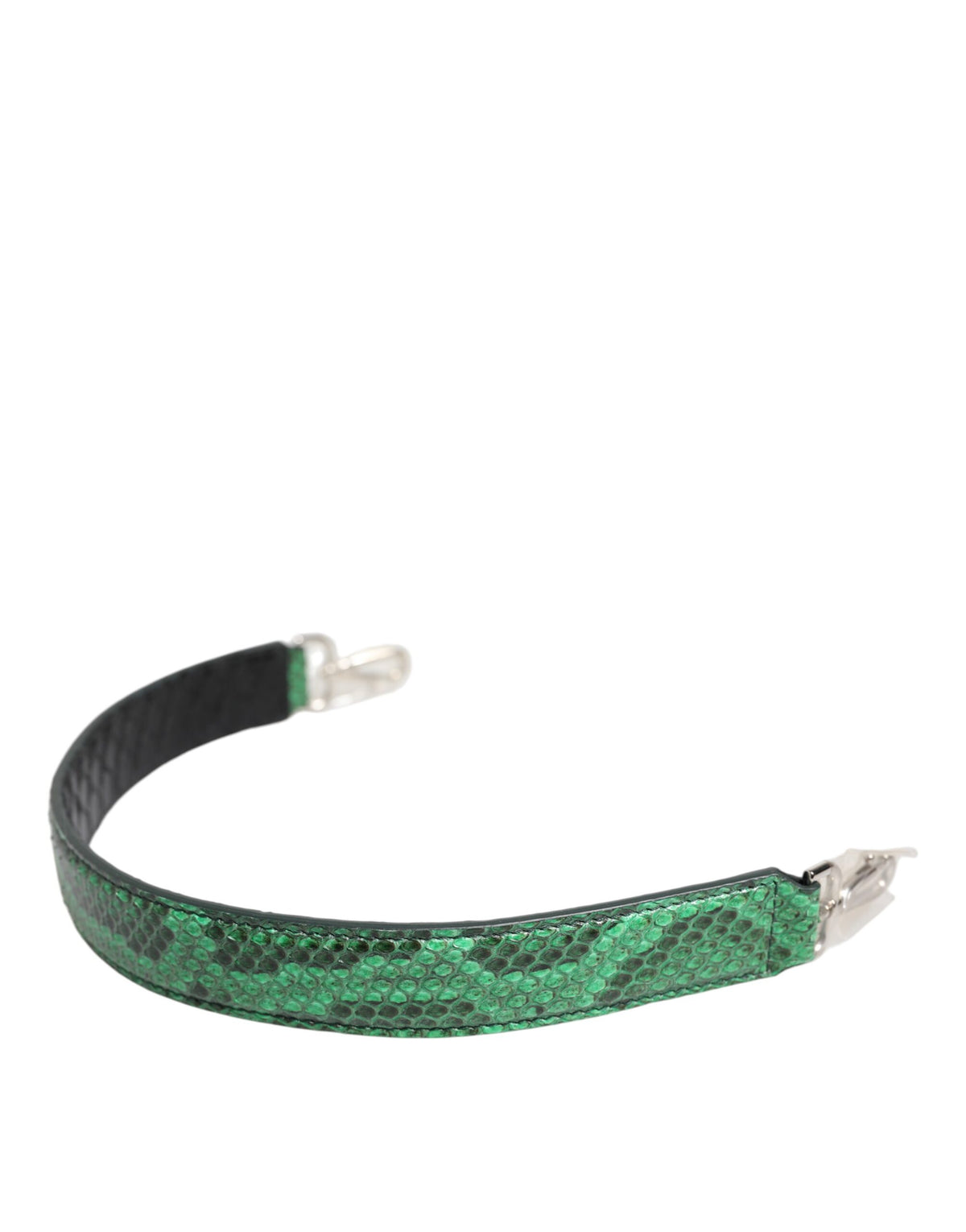Black Green Exotic Leather Bag Shoulder Strap
