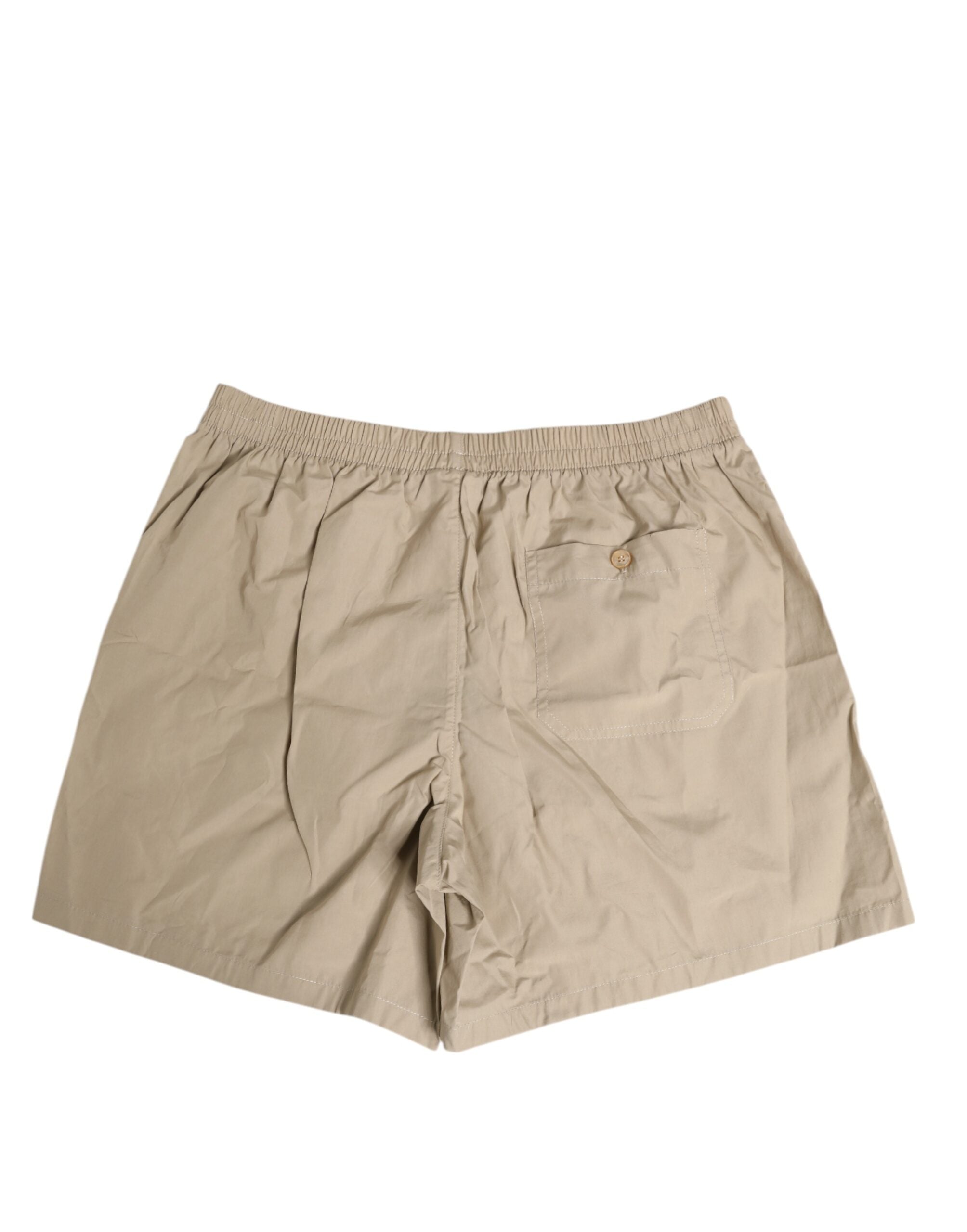 Beige Cotton Regular Boxer Shorts Underwear