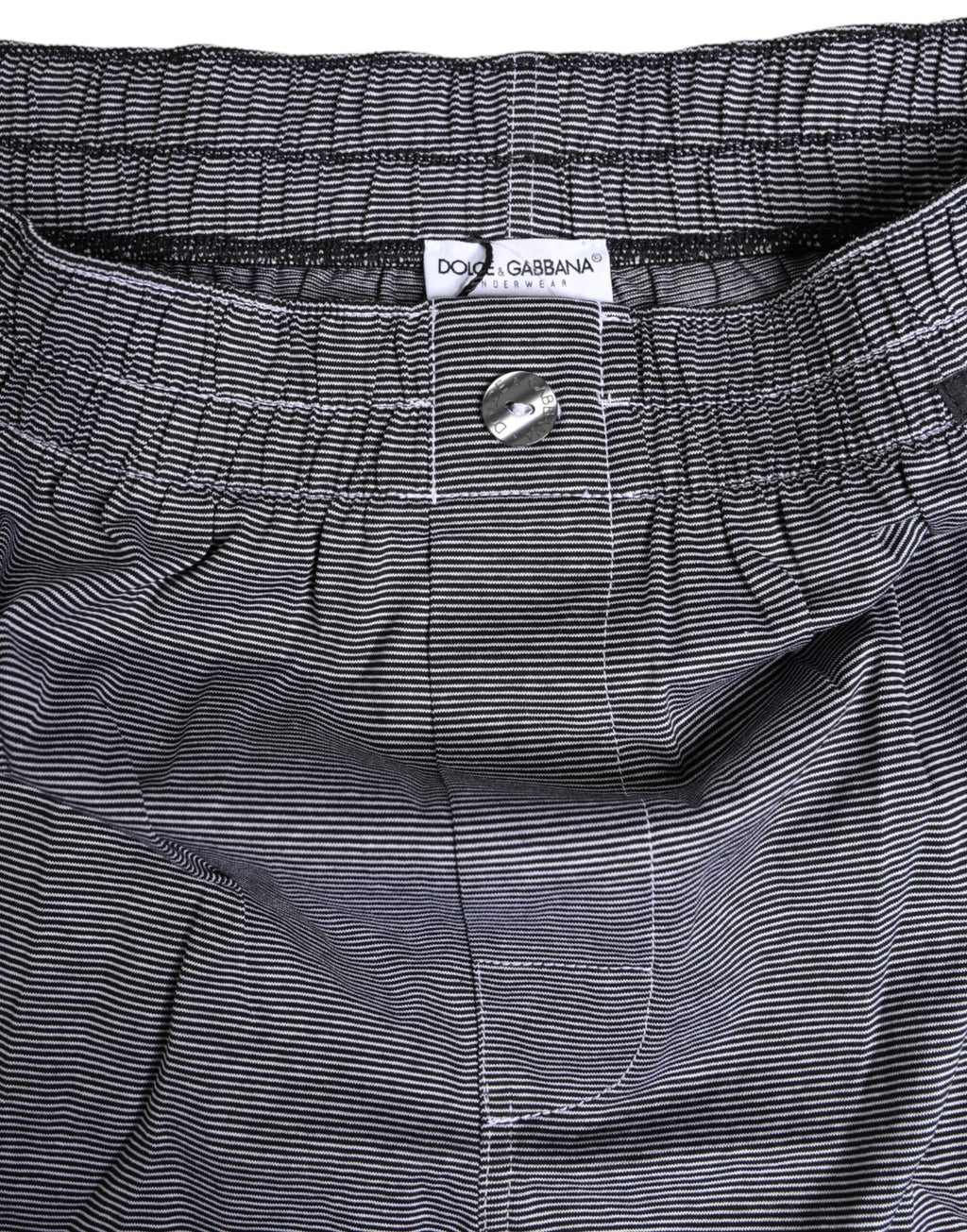 Gray Striped Cotton Regular Boxer Underwear