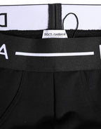 Black Cotton Stretch Regular Brief Underwear