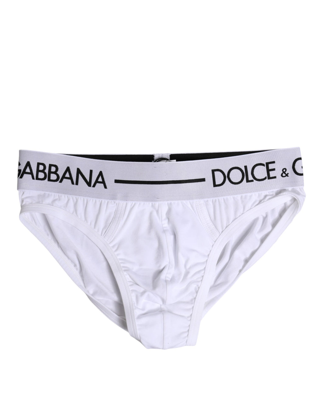 White Cotton Stretch Regular Brief Underwear