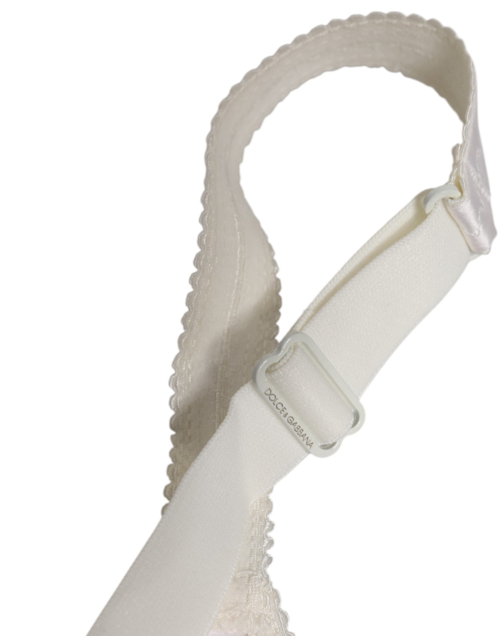 White Silk Balconette Non Wire Bra Underwear