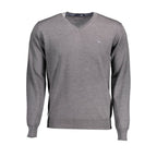 Grigio Lana Uomo Maglia