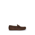 Brown Calf Leather Bos Taurus Slip-On Loafers
