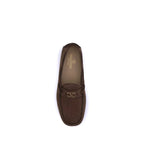 Brown Calf Leather Bos Taurus Slip-On Loafers