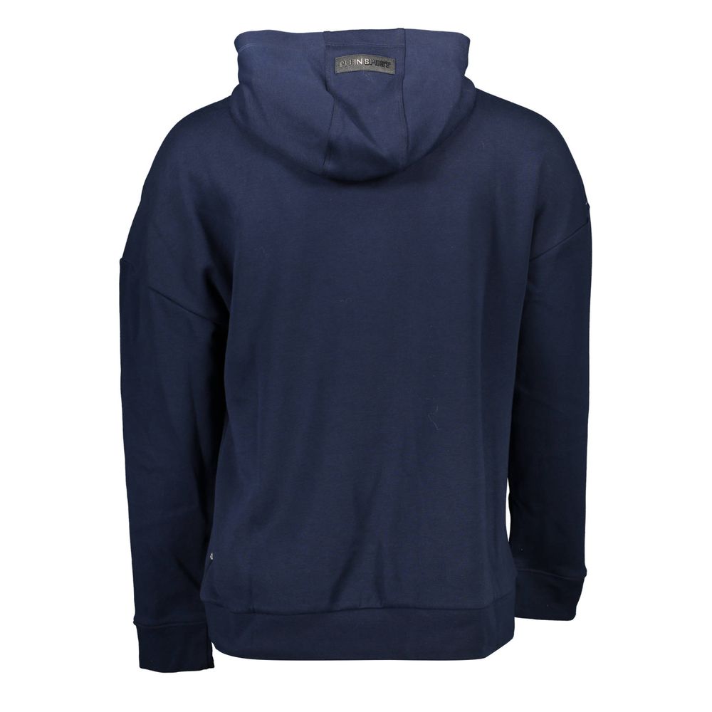 Blue Cotton Men's Sweatshirt