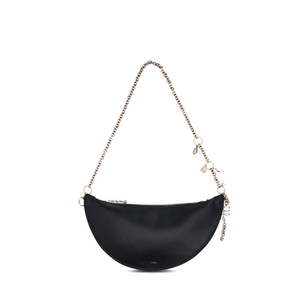 Black Calf Leather Bos Taurus Shoulder Bag