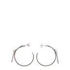 Gray Silver Earrings