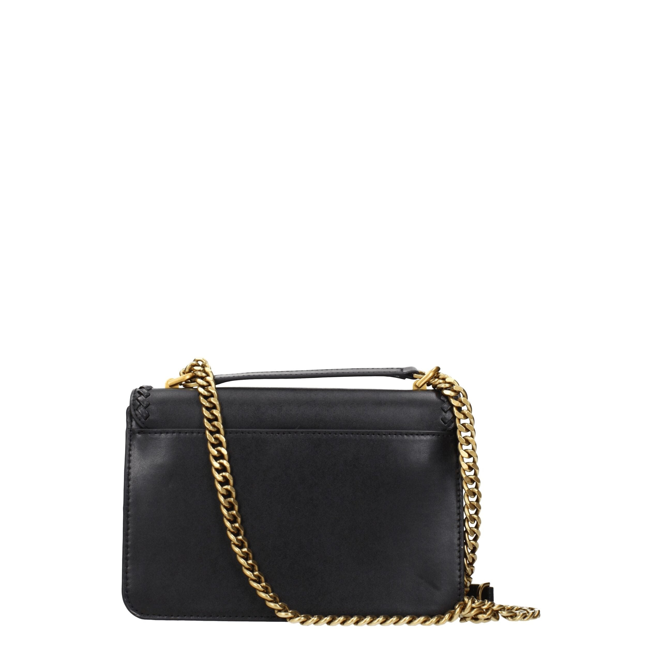 Black Leather Shoulder Bag