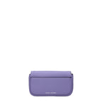 Purple Leather Crossbody Bag