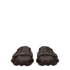 Brown Cotton Slippers