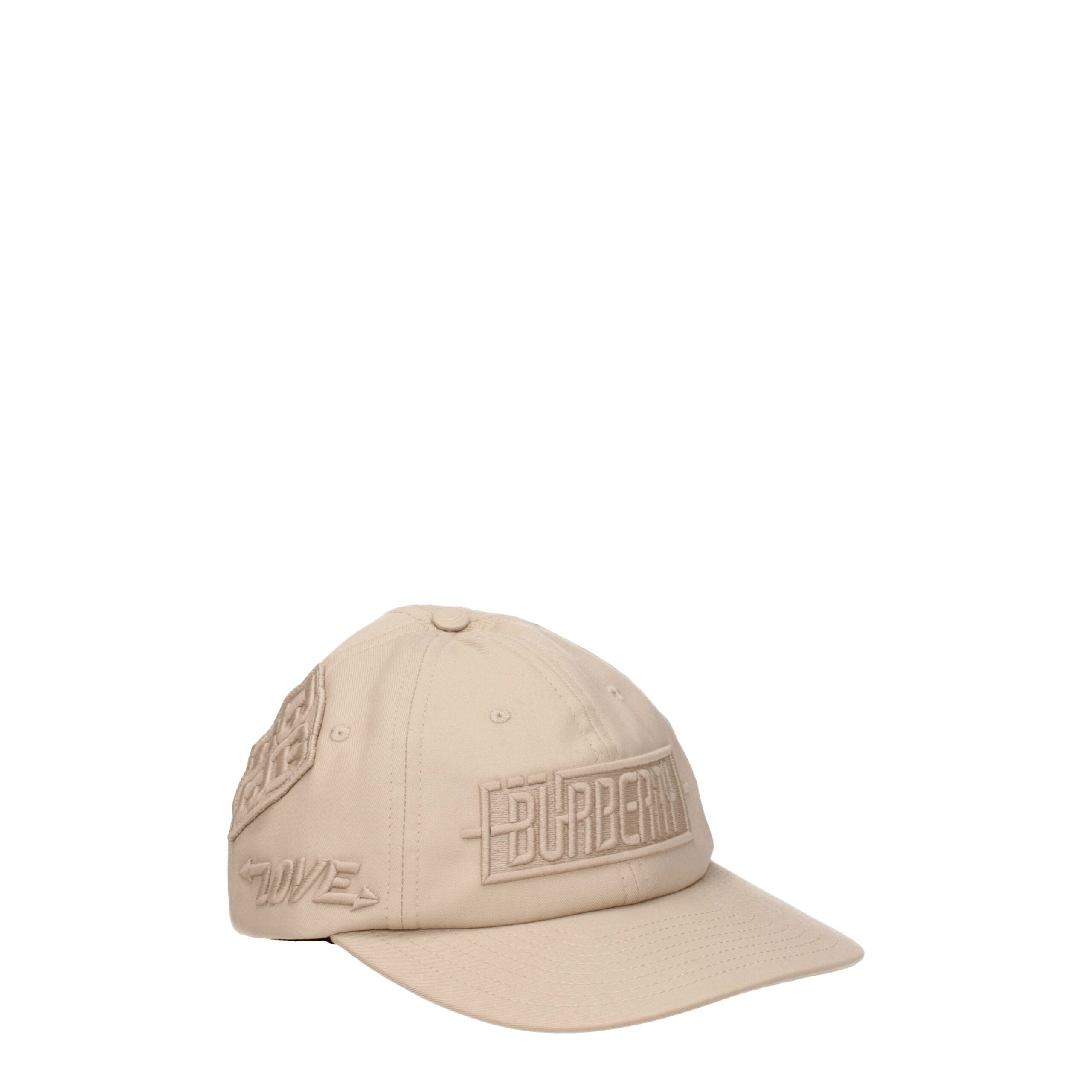 Beige Cotton Cap (Baseball Hat)
