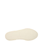 Beige Fabric Low Top Sneakers