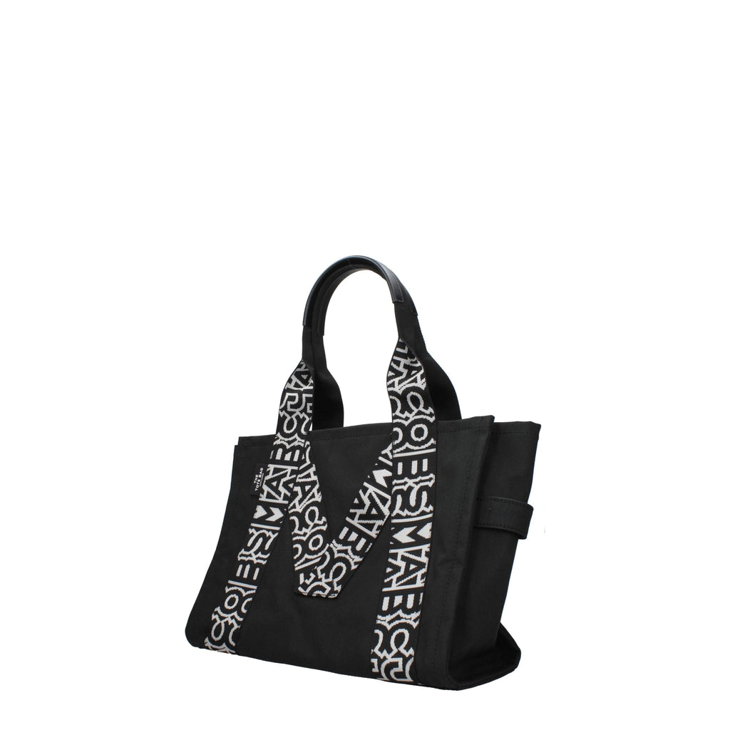 Black Fabric Shoulder Bag