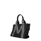 Black Fabric Shoulder Bag