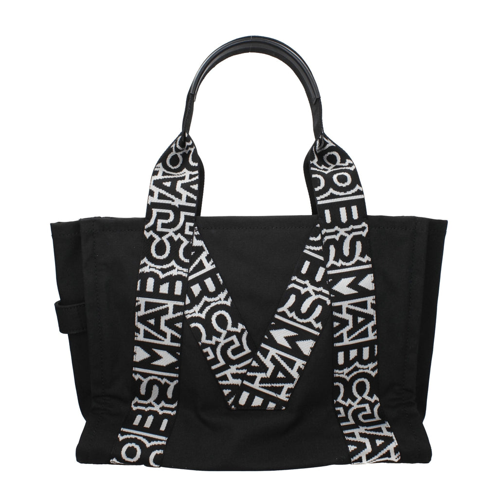 Black Fabric Shoulder Bag