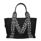 Black Fabric Shoulder Bag
