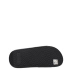 Black Leather Slippers