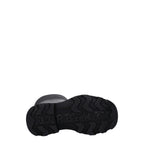 Black Cotton Rain Boots