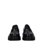 Black Leather Oxfords And Derbies