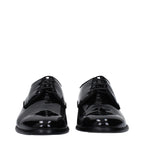 Black Leather Oxfords And Derbies