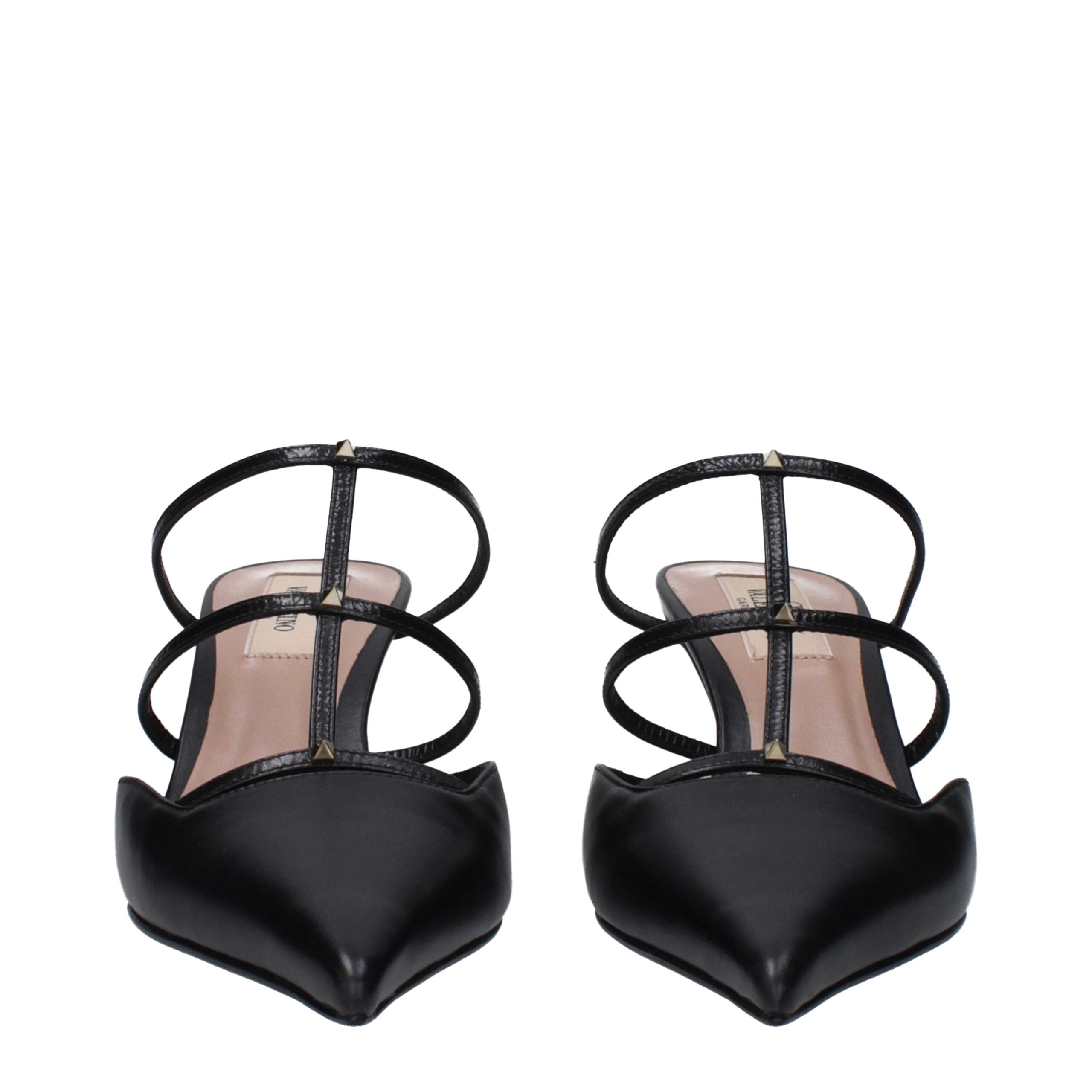Black Leather Sandals