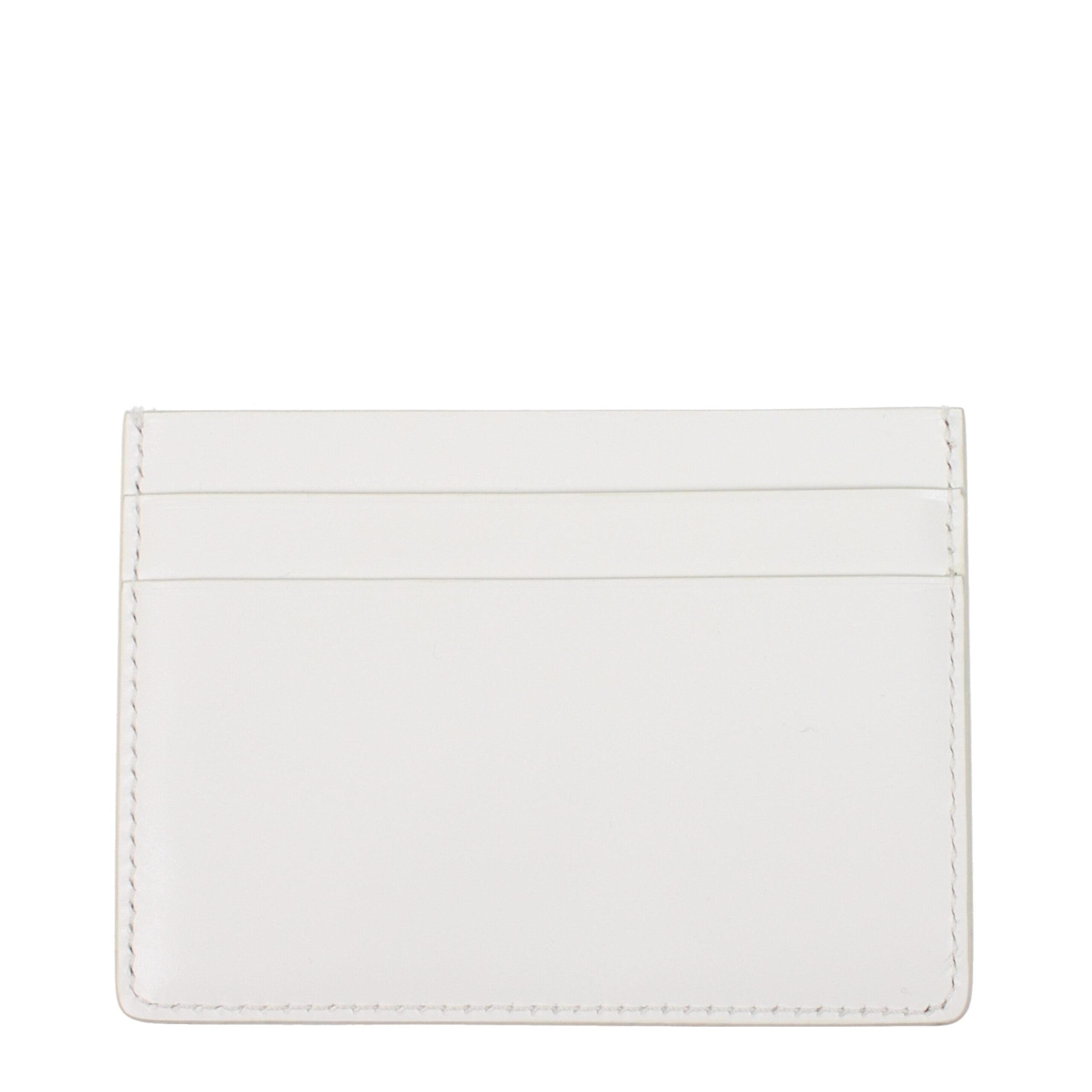 White Leather Cardholder