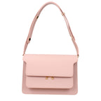 Pink Leather Shoulder Bag