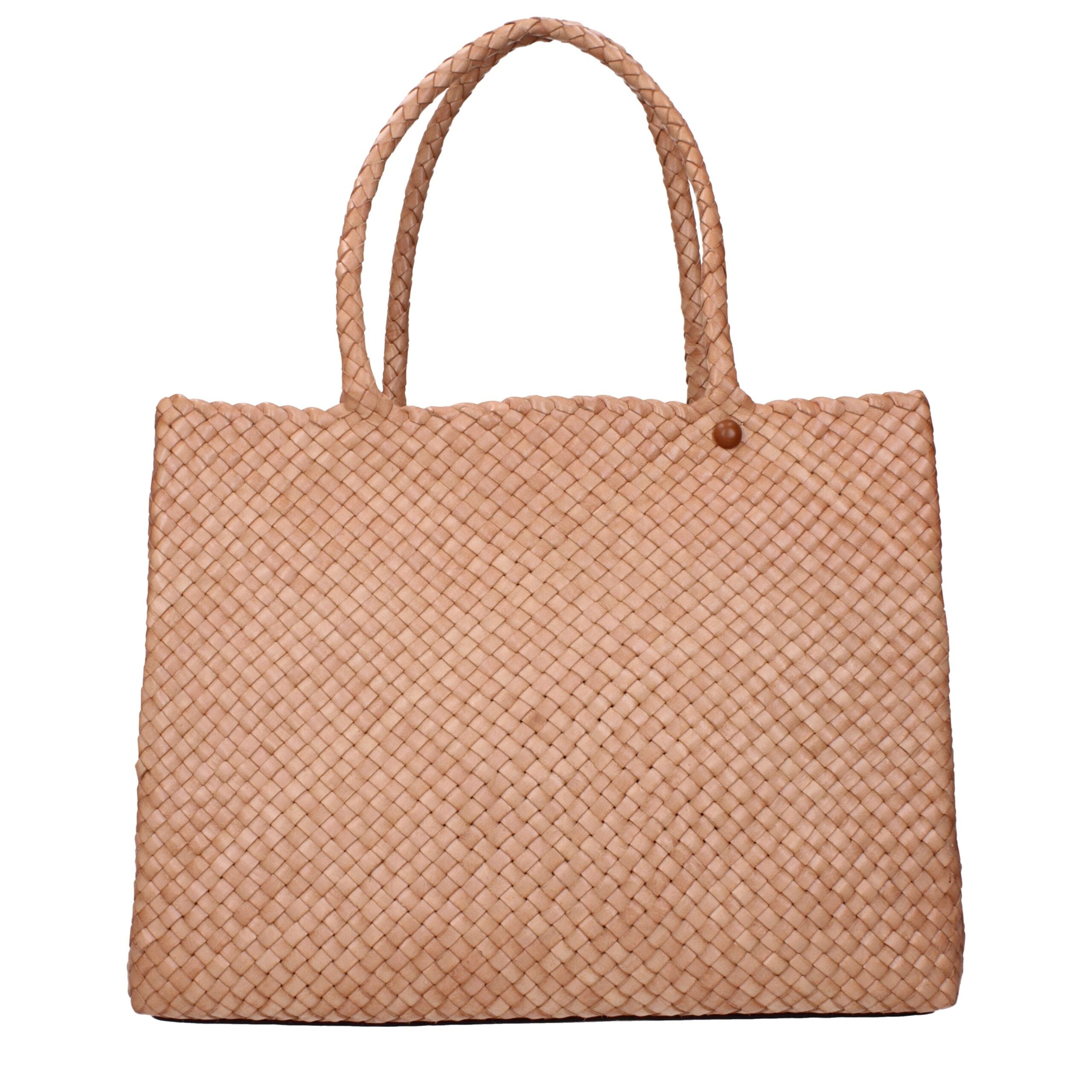 Pink Leather Shoulder Bag
