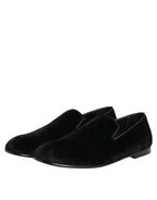 Black Jacquard Loafers Formal Men Dress Shoes