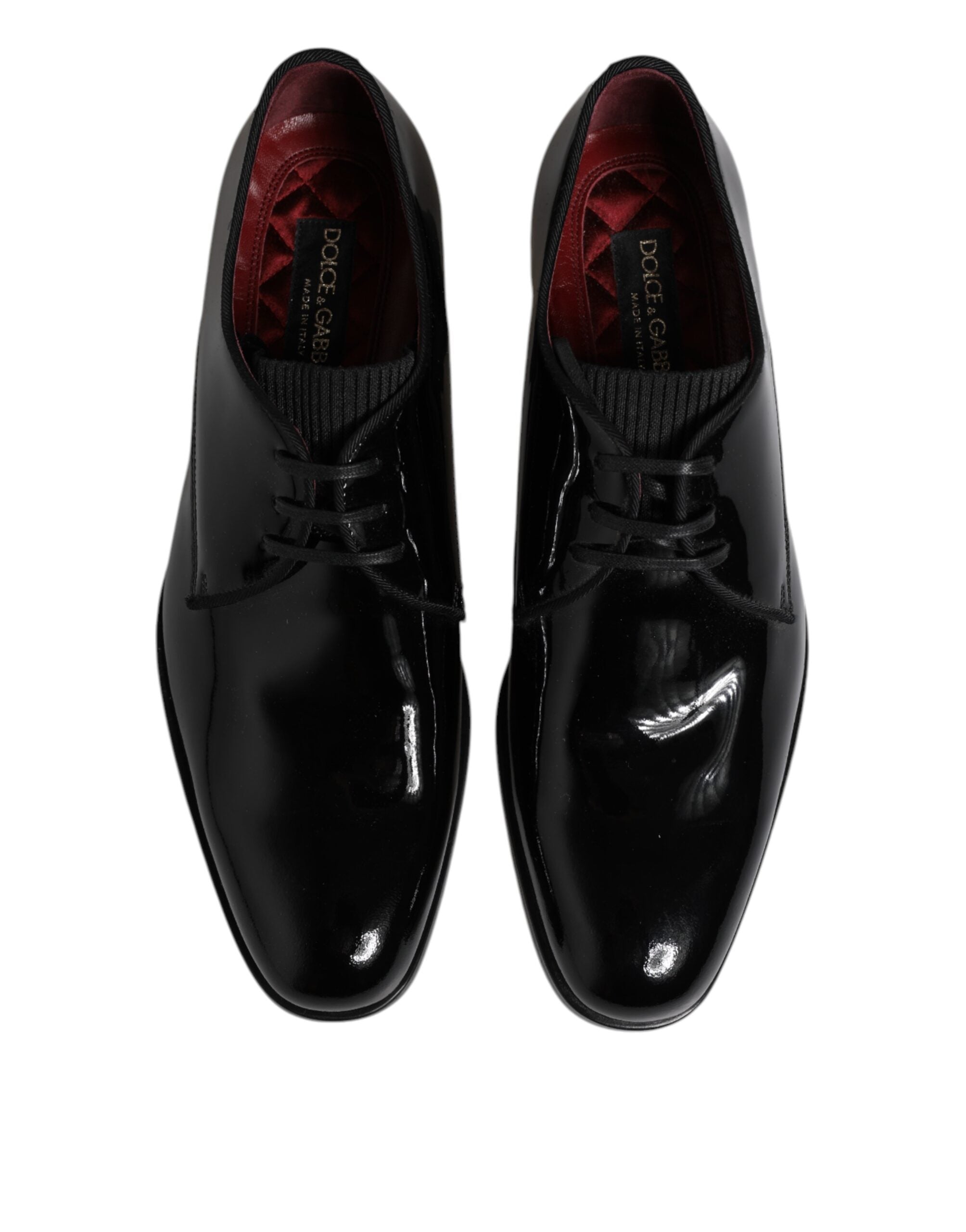 Black Leather Lace Up Men Derby Formal Shoes