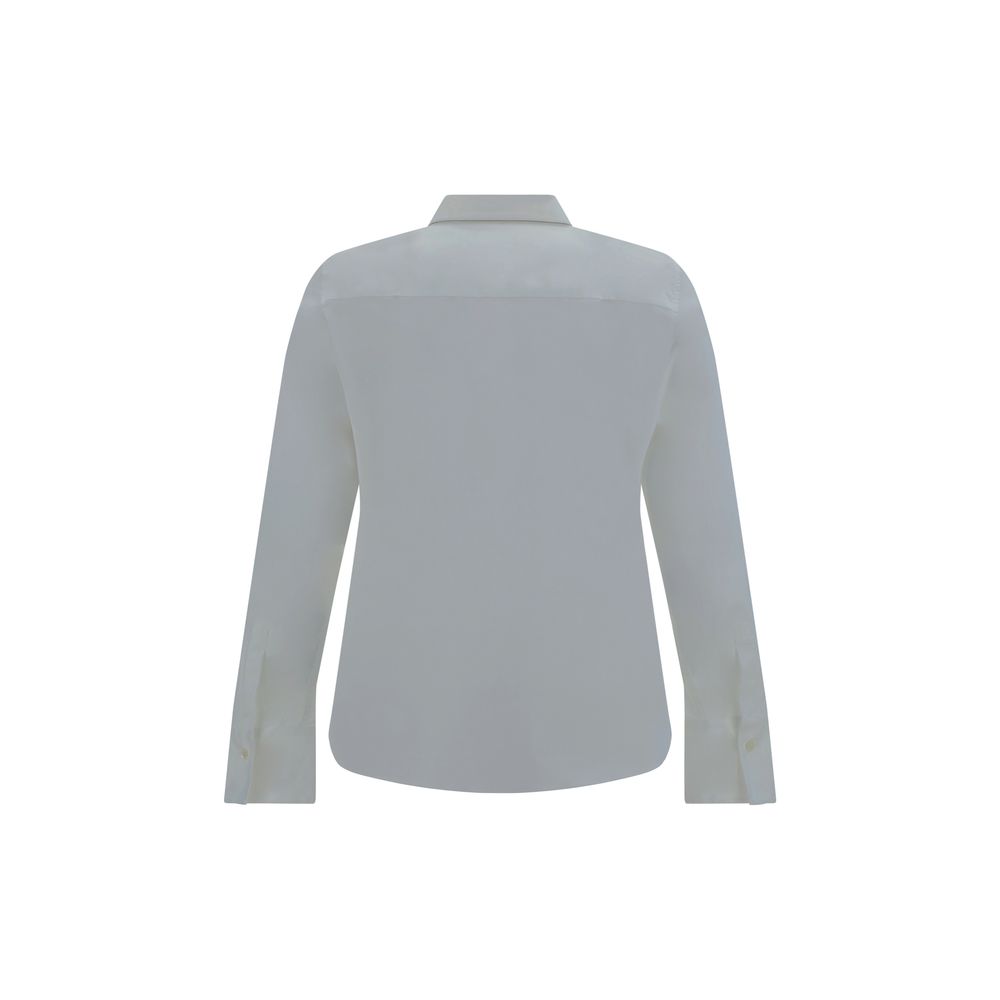 White Cotton Dress Shirt