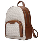 Beige Fabric Backpack