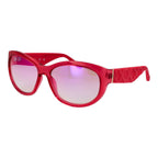 Pink Stainless Steel Sunglasses