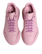 Pink Leather Daymaster Low Top Sneakers Shoes
