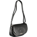 Black Polyethylene Women Handbag